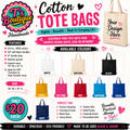 Cotton Tote Bags - Grocery