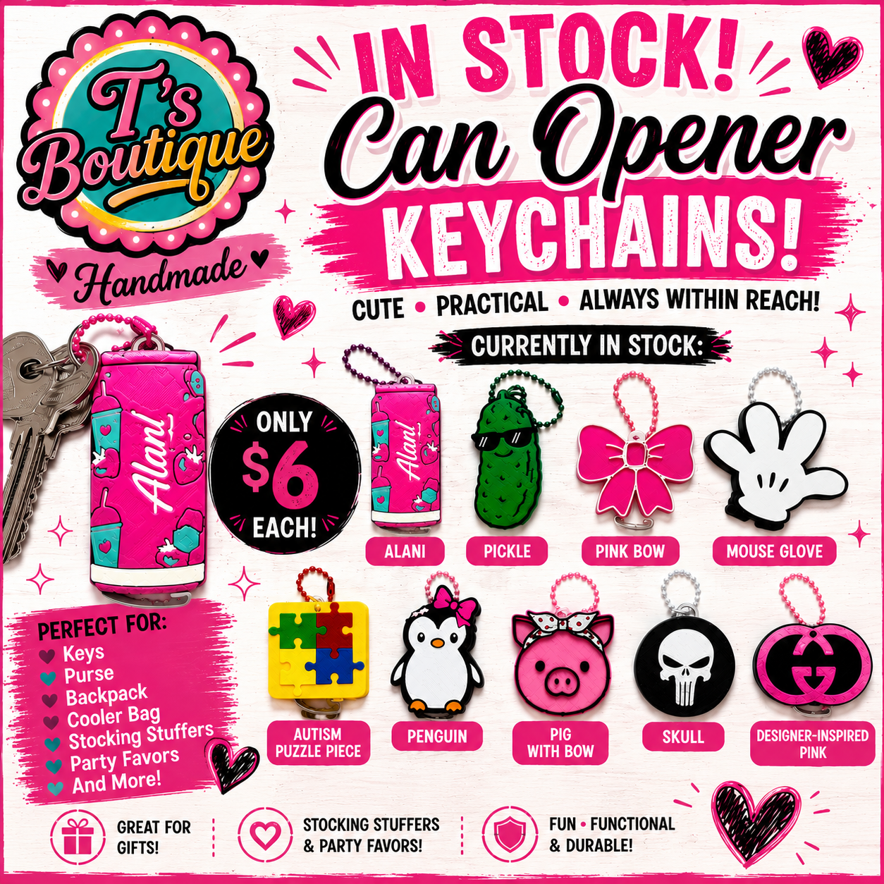 Can Opener Keychains